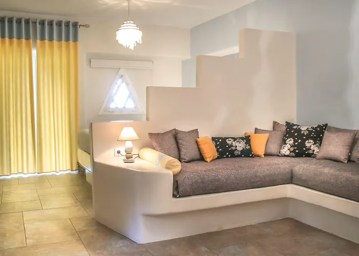 公寓式酒店 Aegean Castle Andros - Adults Only Agia Eleousa