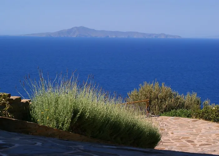 公寓式酒店 Aegean Castle Andros - Adults Only Agia Eleousa